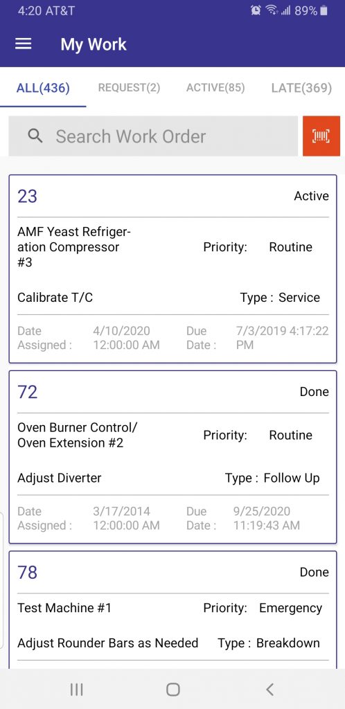 Mobile CMMS Software for iPhone and Android (smartphone CMMS)